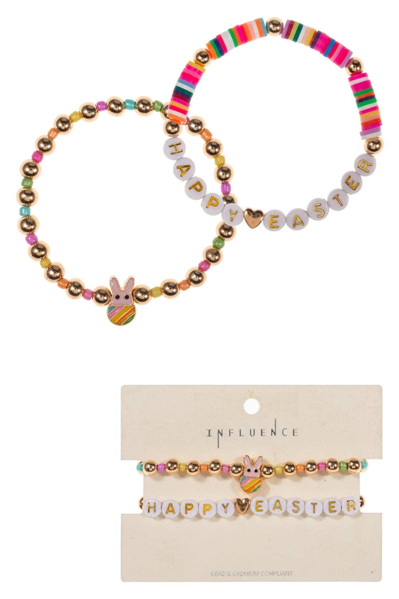 Easter Bunny Stretch Bracelet