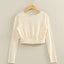 Cropped Long Sleeve Top