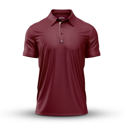 Solid Maroon - Golf Polo