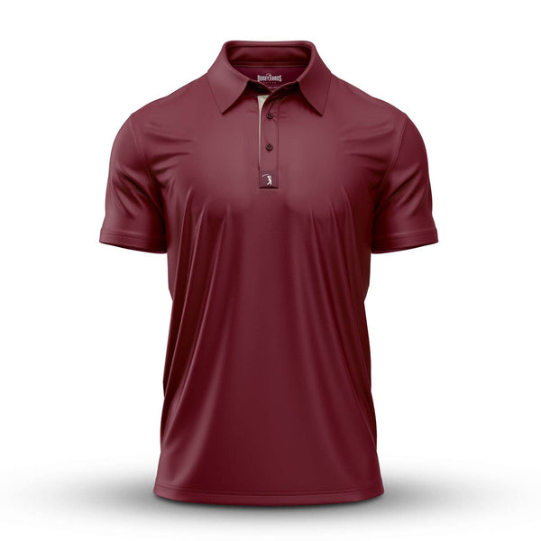 Solid Maroon - Golf Polo