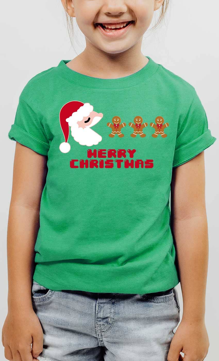 Unisex Merry Christmas Kids Graphic Tee- OS