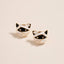 Cat Mummy Halloween Enamel Post Earrings Jewelry
