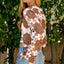 Crochet Flower Pattern Pullover