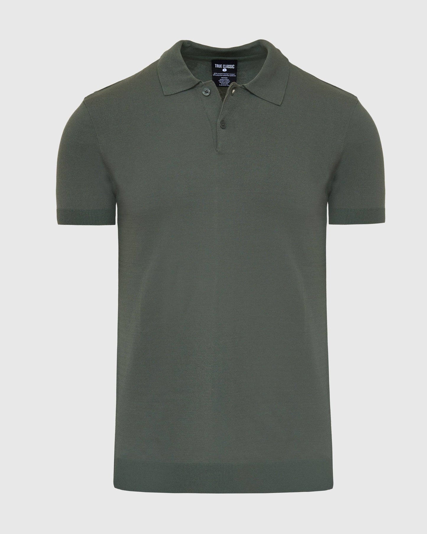 Moss Short Sleeve Sweater Polo - OS
