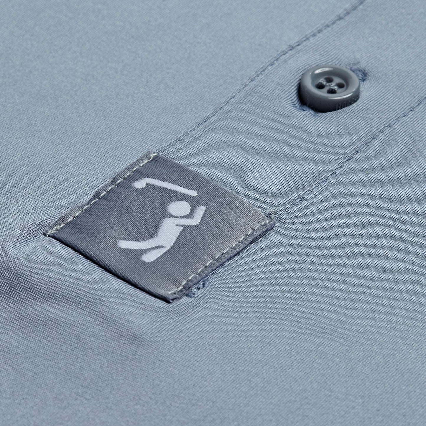 Blue Grey Polo -OS