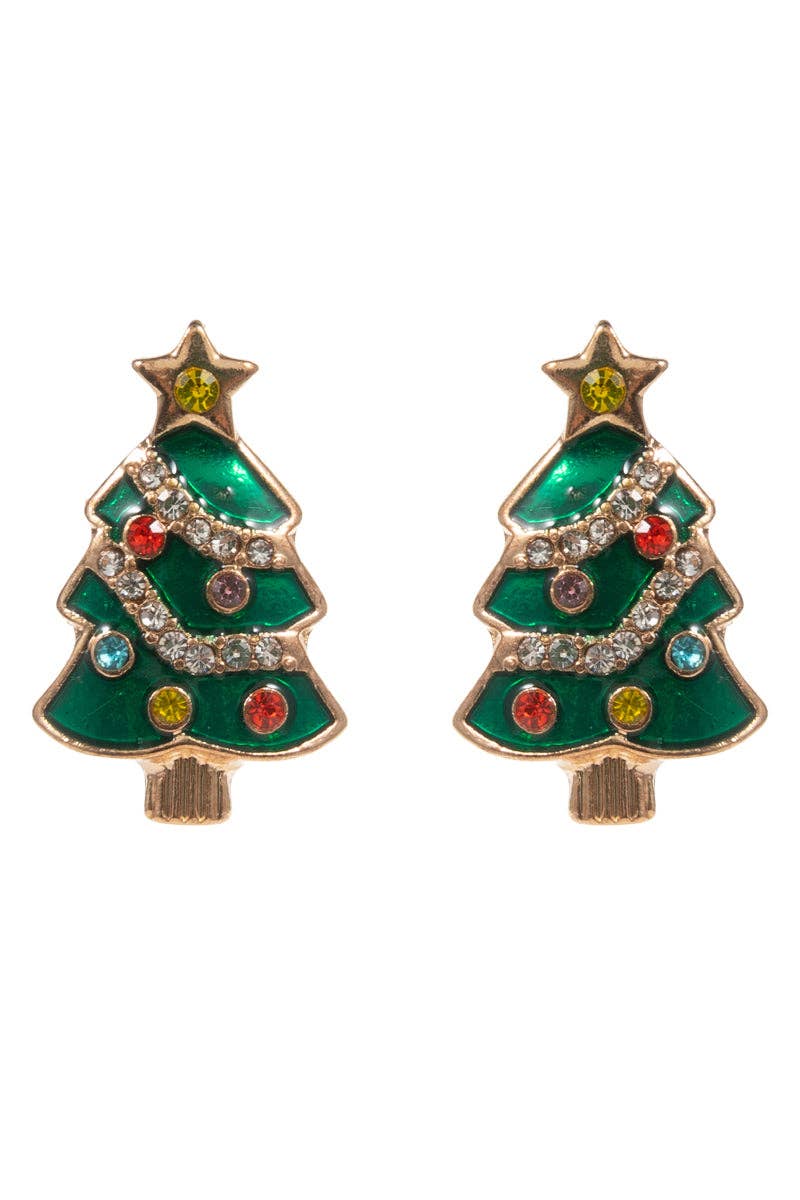 Christmas Tree  Earrings OS