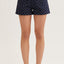 Navy Polka Dot Shorts