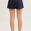 Navy Polka Dot Shorts