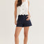Navy Polka Dot Shorts