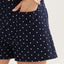 Navy Polka Dot Shorts