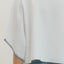 Contrast Stitch Trim Top - Off White